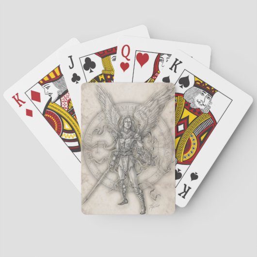 Archangel Michael Playing Cards Speelkaarten (Achterkant)