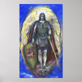 "Archangel Michael" Poster 28 x 20"