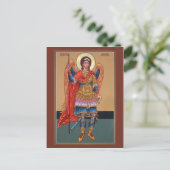 Archangel Michael Prayer Card Briefkaart (Staand voorkant)