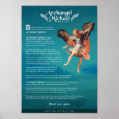 Archangel Michael Prayer Poster (Voorkant)