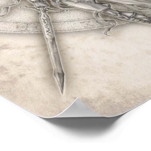 Archangel Michael Print (Hoek)