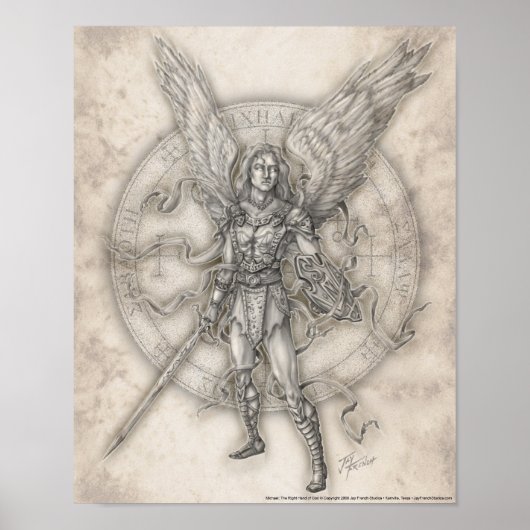 Archangel Michael Print (Voorkant)