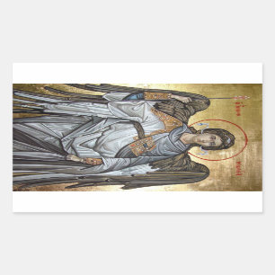 Archangel Michael Rechthoekige Sticker