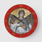 Archangel Michael Ronde Klok (Voorkant)
