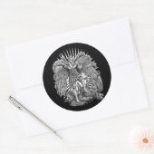 Archangel Michael Ronde Sticker (Envelop)