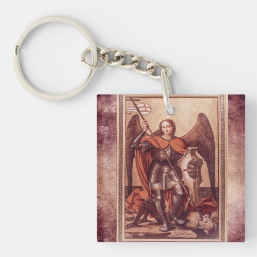Archangel Michael Sleutelhanger (voorkant)
