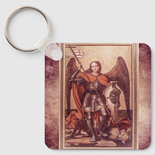 Archangel Michael Sleutelhanger (Voorkant)