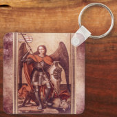 Archangel Michael Sleutelhanger (Achterkant)