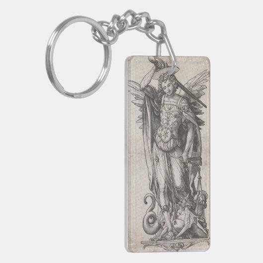 Archangel Michael sleutelhanger (Voorkant Links)
