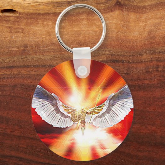 Archangel Michael Sleutelhanger (Voorkant)