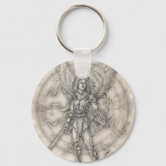 Archangel Michael Sleutelhanger (Voorkant)