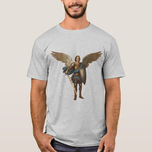 Archangel Michael T-shirt - Angel Michael Tshirt (Voorkant)