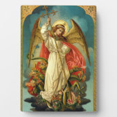 Archangel Michael Tabletop Plaque Fotoplaat (voorkant)
