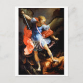 Archangel Michael tramples Satan, Guido Reni Briefkaart (Voorkant)