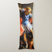 Archangel Michael tramples Satan, Guido Reni Lichaamskussen (Achterkant (Verticaal))