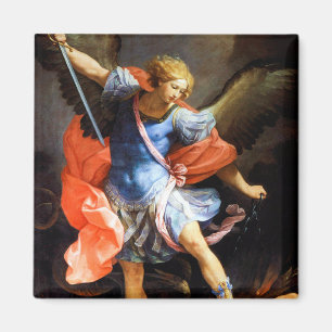 Archangel Michael tramples Satan, Guido Reni Magneet