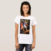 Archangel Michael tramples Satan, Guido Reni T-shirt (Voorkant volledig)