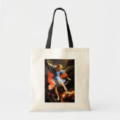 Archangel Michael tramples Satan, Guido Reni Tote Bag (Voorkant)