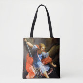 Archangel Michael tramples Satan, Guido Reni Tote Bag (Voorkant)