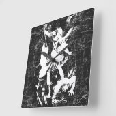 Archangel Michael Two-Tone  Vierkante Klok (Hoek)