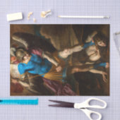 Archangel Michael vecht tegen de Fallen Angel Tissuepapier (Craft)