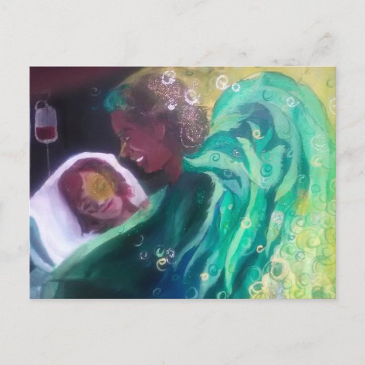 Archangel Rafael Ansichtkaart Briefkaart (Voorkant)