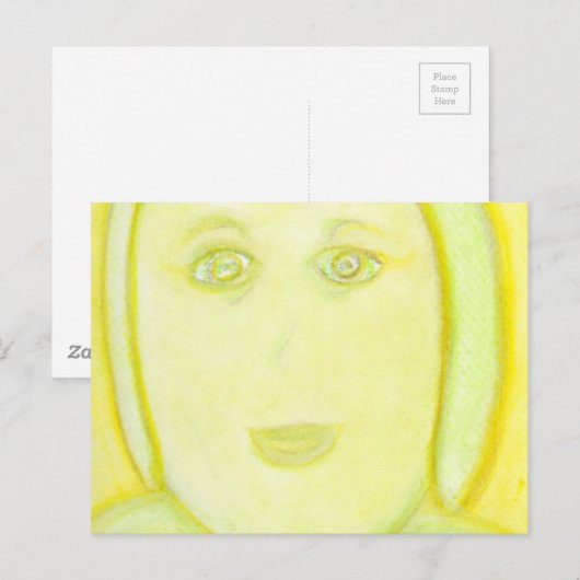 Archangel Rafael Briefkaart (Voorkant / Achterkant)