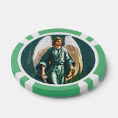 Archangel Rafaël “Wees Nabij” Genezing Gebedstoken Poker Chips (Enkel)