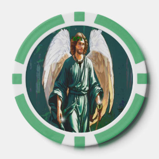 Archangel Rafaël “Wees Nabij” Genezing Gebedstoken Poker Chips