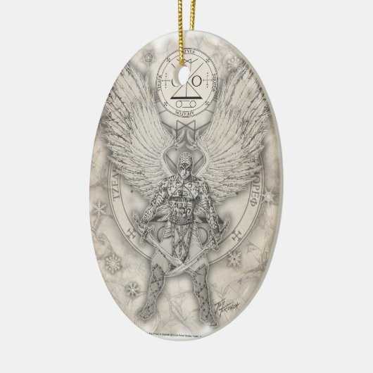 Archangel Raguel Ornament (Links)