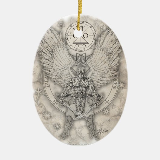 Archangel Raguel Ornament (Voorkant)