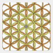 Archangel Ramiel Delight Vierkante Sticker (Voorkant)