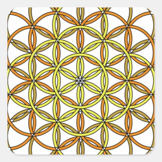 Archangel Ramiel Delight Vierkante Sticker (Voorkant)