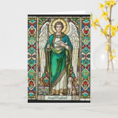 Archangel Raphael - Angel Raphael Kaart (Gele Bloem)