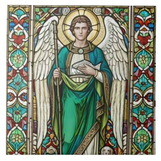 Archangel Raphael - Angel Raphael Tegeltje (Voorkant)