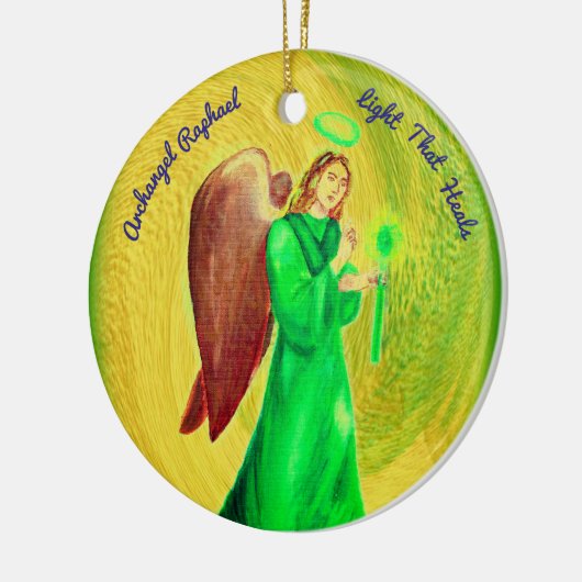 Archangel Raphael Circle Ornament (Links)