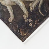 Archangel Raphael Drawing - Sint-Raphael Fleece Deken (Hoek)