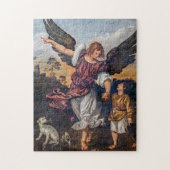 Archangel Raphael Drawing - Sint-Raphael Legpuzzel (Verticaal)