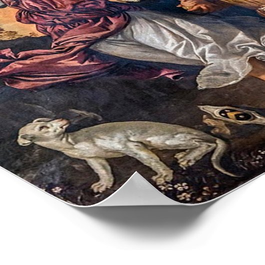 Archangel Raphael Drawing - Sint-Raphael Poster (Hoek)