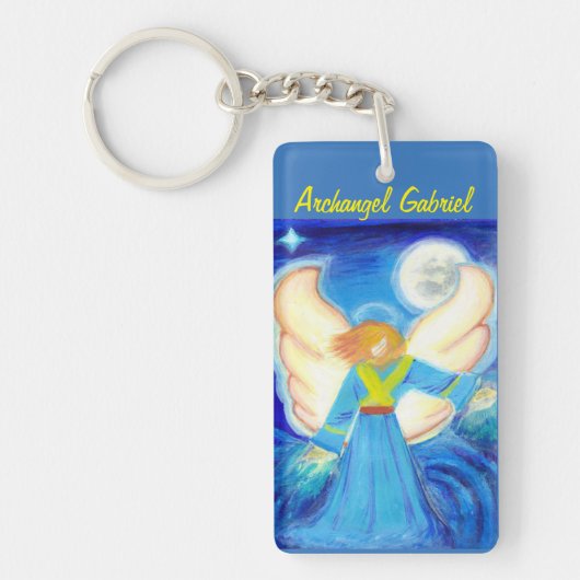 Archangel Raphael en Gabriel Sleutelhanger (Voorkant)