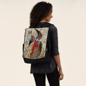 ARCHANGEL RAPHAEL EN VISMONOGRAM RUGTASSEN (Gedragen)