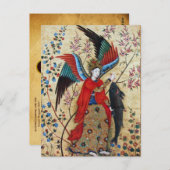 ARCHANGEL RAPHAEL EN VISSERIJPARCHTIE BRIEFKAART (Voorkant / Achterkant)