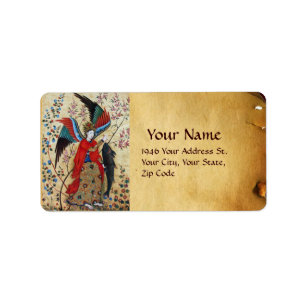 ARCHANGEL RAPHAEL EN VISSERIJPARCHTIE ETIKET