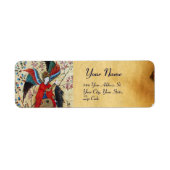 ARCHANGEL RAPHAEL EN VISSERIJPARCHTIE ETIKET (Voorkant)