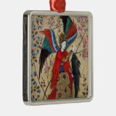ARCHANGEL RAPHAEL EN VISSERIJPARCHTIE METALEN ORNAMENT (Rechts)