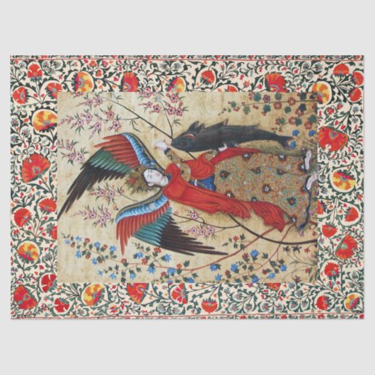 ARCHANGEL RAPHAEL EN VISSERIJPARCHTIE TISSUEPAPIER (Voorkant)