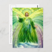 Archangel Raphael Healing Light Briefkaart (Voorkant / Achterkant)