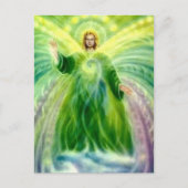 Archangel Raphael Healing Light Briefkaart (Voorkant)