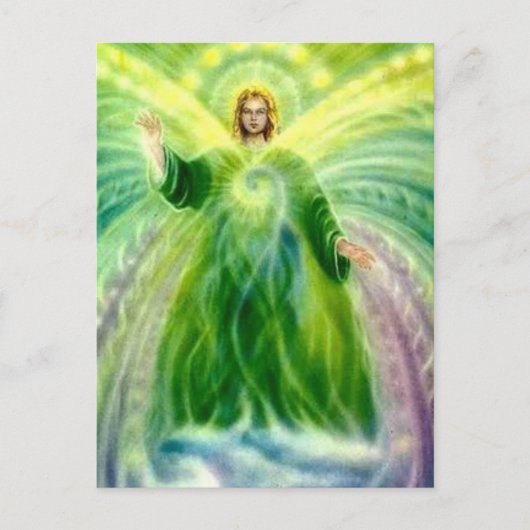 Archangel Raphael Healing Light Briefkaart (Voorkant)
