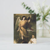 Archangel Raphael met bisschop Domonte Briefkaart (Staand voorkant)